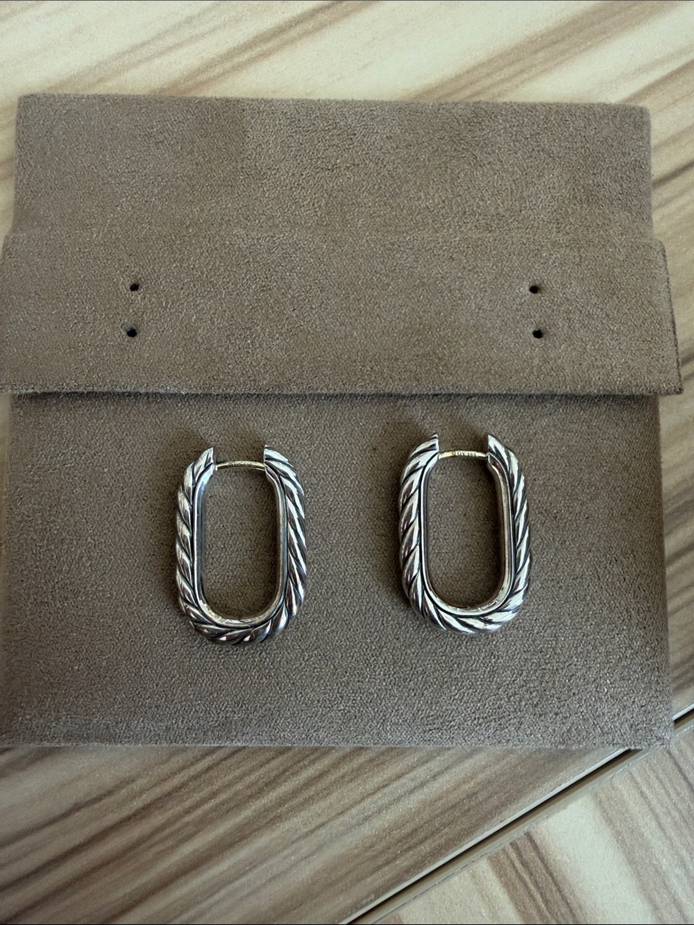 David Yurman Cable Hoop Earrings